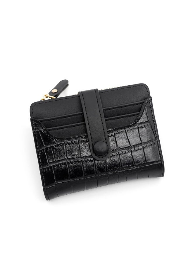 Women's Purse Fashion Simple Small Fresh Women's Short Purse Multi-card Coin Purse Clutch Bag
