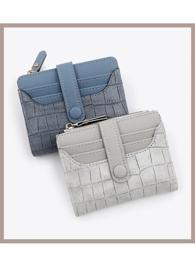 Women's Purse Fashion Simple Small Fresh Women's Short Purse Multi-card Coin Purse Clutch Bag
