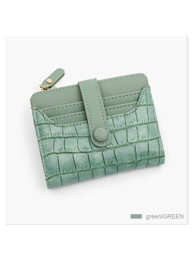 Women's Purse Fashion Simple Small Fresh Women's Short Purse Multi-card Coin Purse Clutch Bag