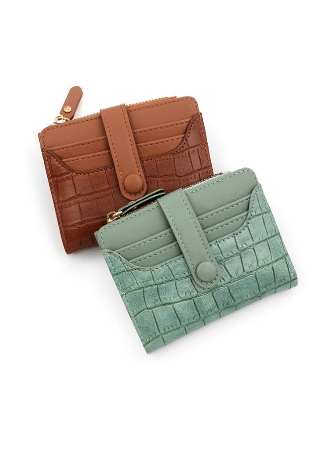 Women's Purse Fashion Simple Small Fresh Women's Short Purse Multi-card Coin Purse Clutch Bag
