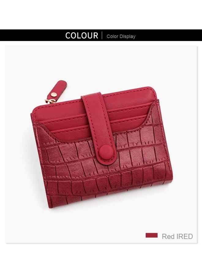 Women's Purse Fashion Simple Small Fresh Women's Short Purse Multi-card Coin Purse Clutch Bag