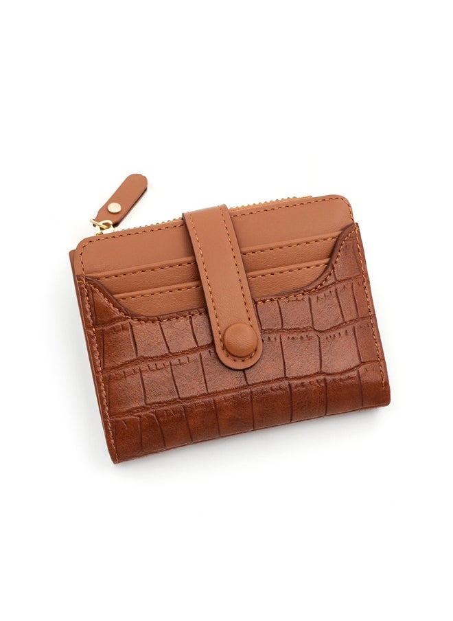 Women's Purse Fashion Simple Small Fresh Women's Short Purse Multi-card Coin Purse Clutch Bag