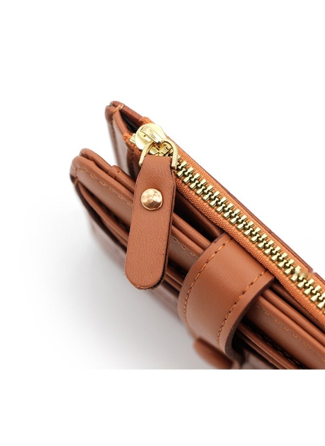 Women's Purse Fashion Simple Small Fresh Women's Short Purse Multi-card Coin Purse Clutch Bag