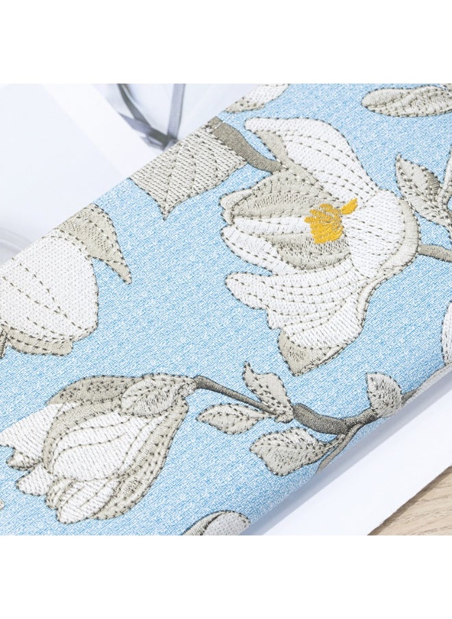 Women's Long All-in-one Double Zipper Korean Student Flower Large Capacity Handbag Soft Coin Purse