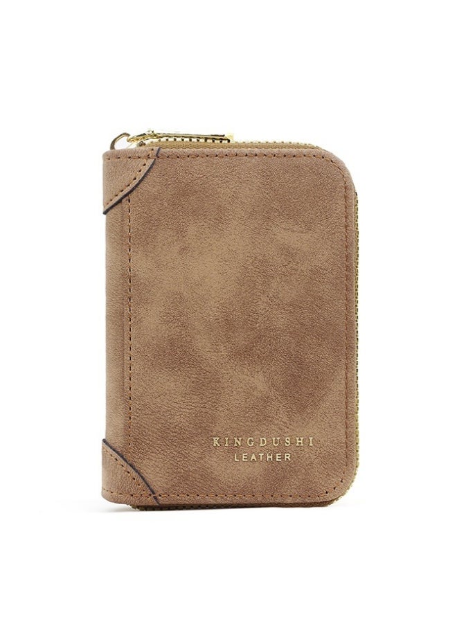 Card Bag Exquisite Pu Matte Texture Large Capacity Multi-card Bag Organ Bag Coin Wallet Card Bag