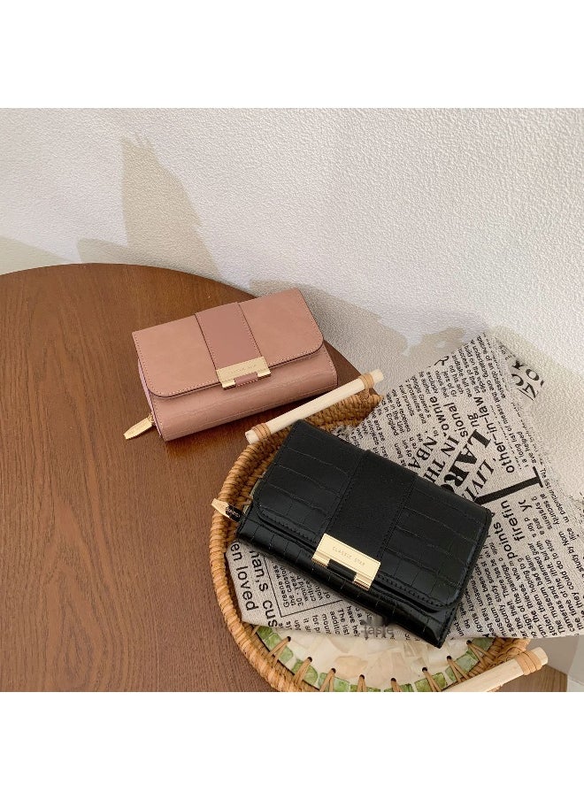 Ladies Purse Wallet PU Leather Short Women Wallet Card Holder Organiser Wallet Wristlet Clutch Wallet with Zipper Pocket Coin Purse