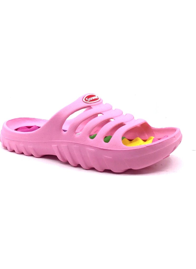 Pink Daily Beach Pool Girls Slippers