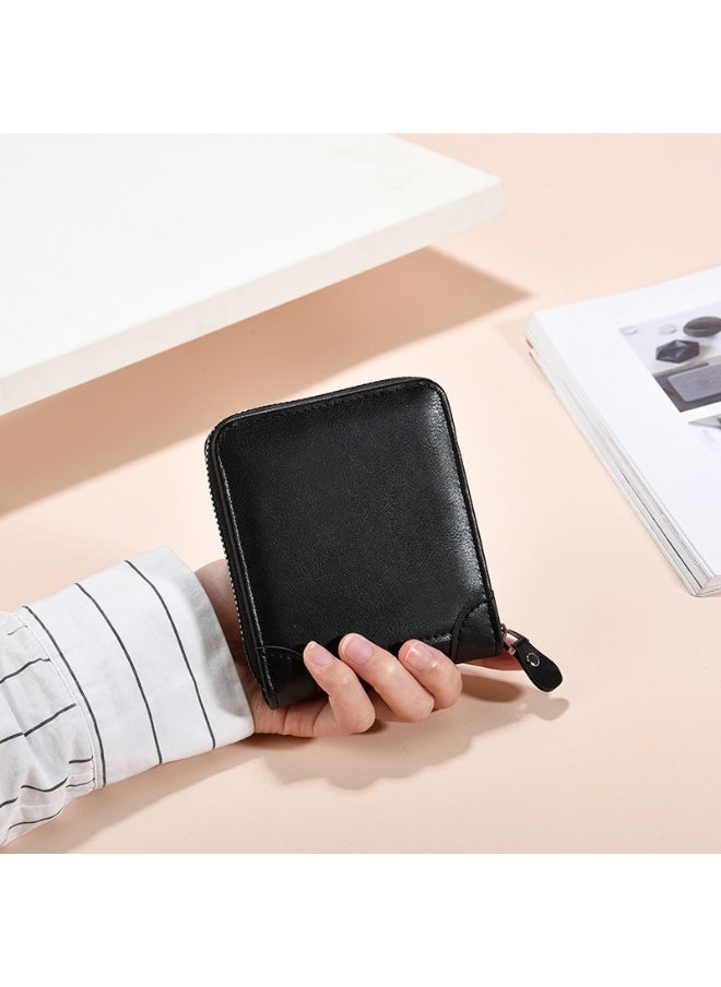 European and American Business Men's Short Wallet Multi-functional Classic Fashion Trend Clip Multi-card Coin Wallet