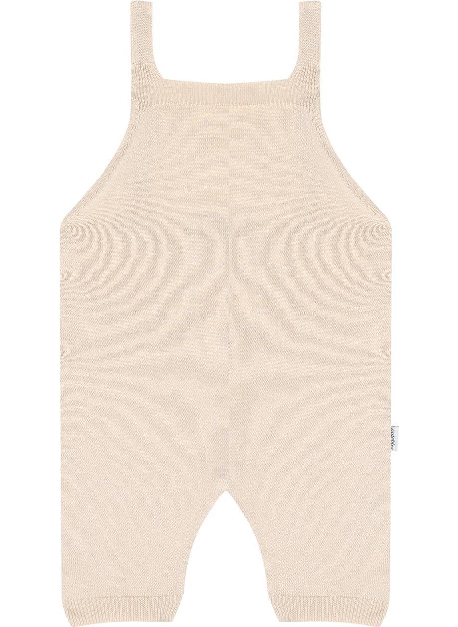 Cream Knitted Overalls