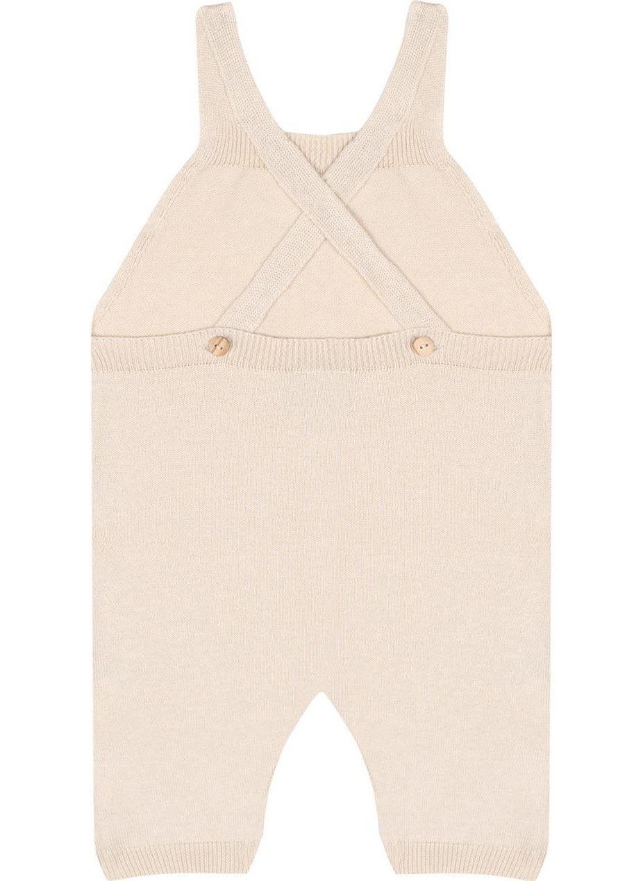 Cream Knitted Overalls