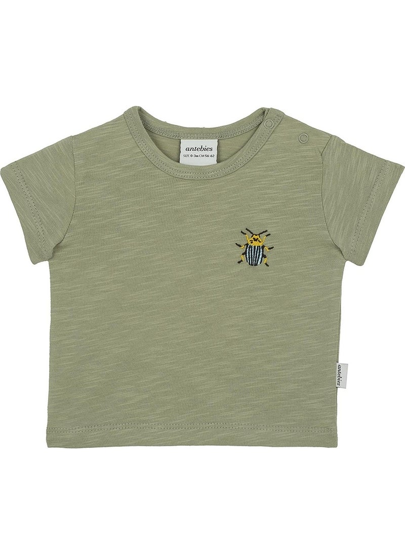 Little Friends Embroidered T-shirt