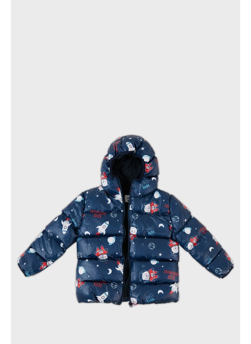 Extra Padded Soft Fleece Hooded Puffer Coat Boy's COAT 5763006
