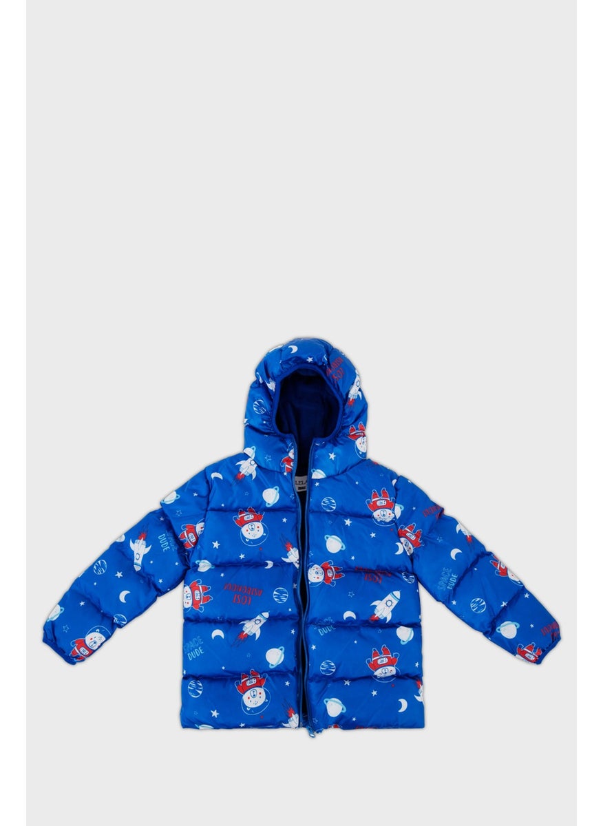 Extra Padded Soft Fleece Hooded Puffer Coat Boy's COAT 5763006