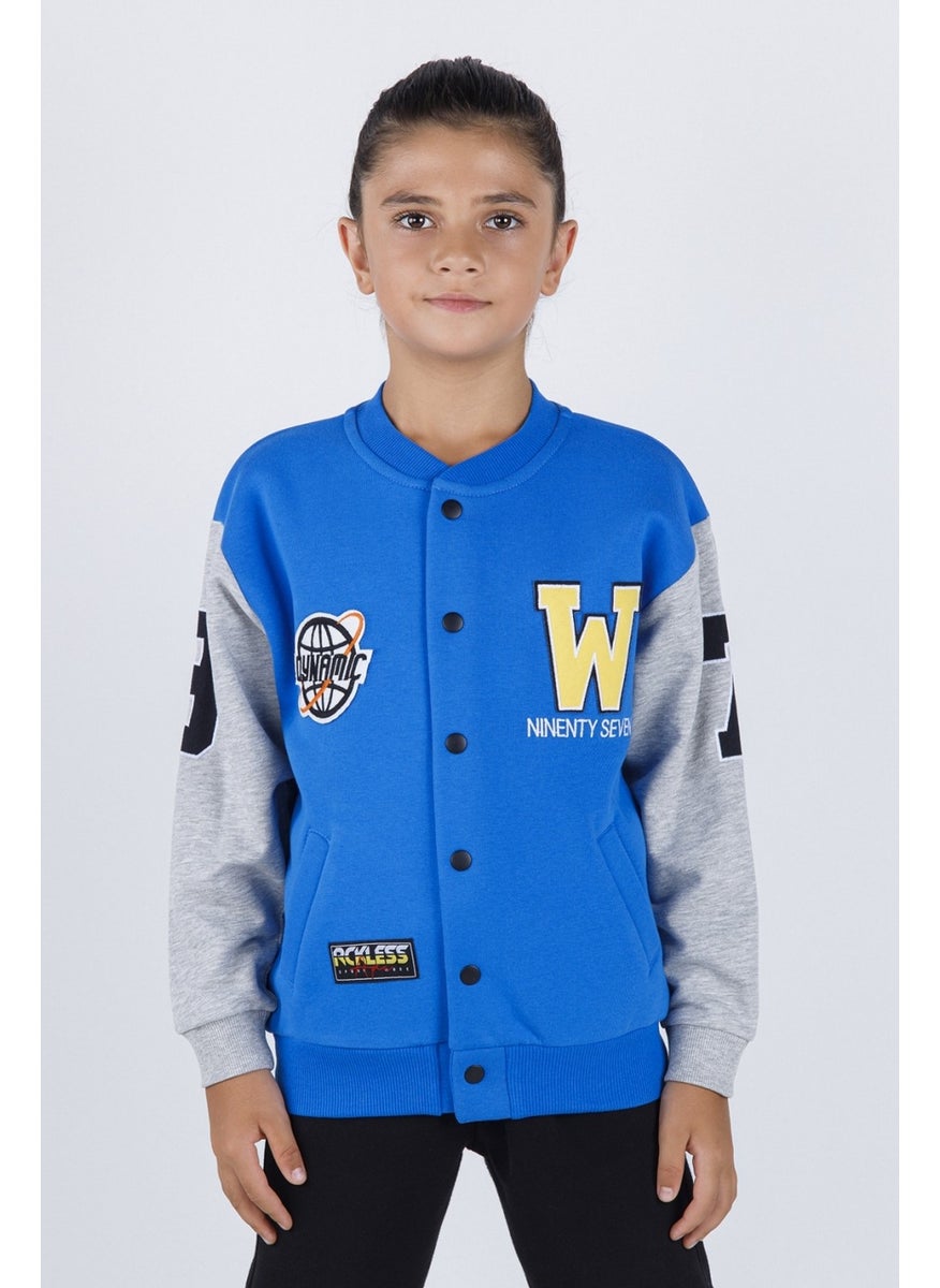 8-14 Years Old Cotton Thick Boys' College Jacket