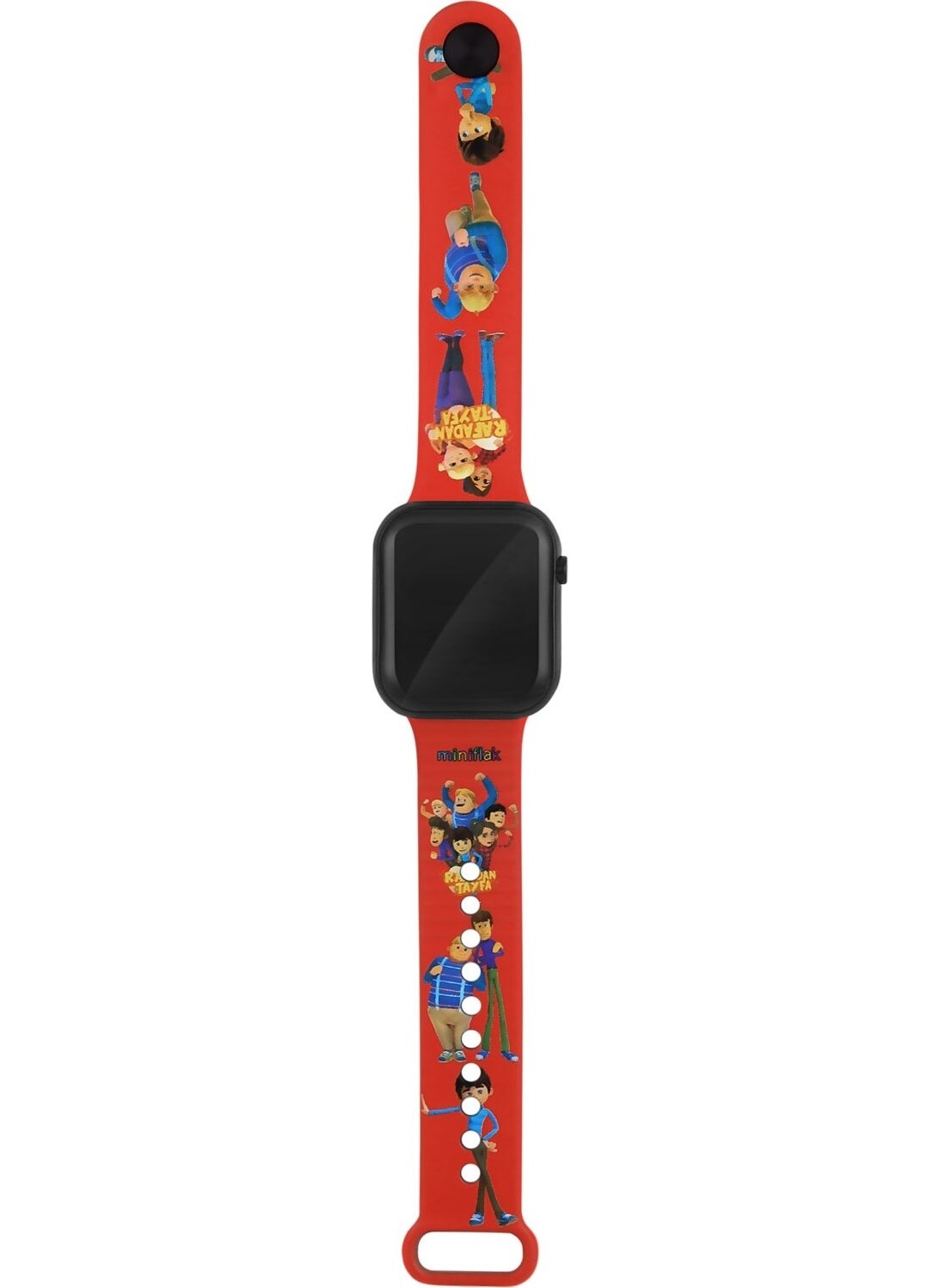 Licensed Rafadan Tayfa RF5090 Red LED Children's Wristwatch