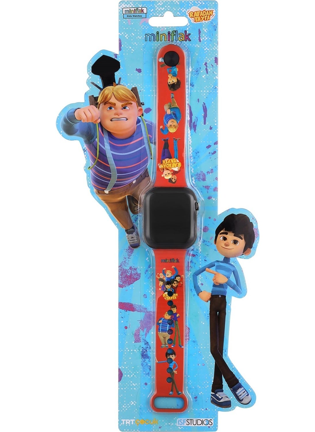 Licensed Rafadan Tayfa RF5090 Red LED Children's Wristwatch