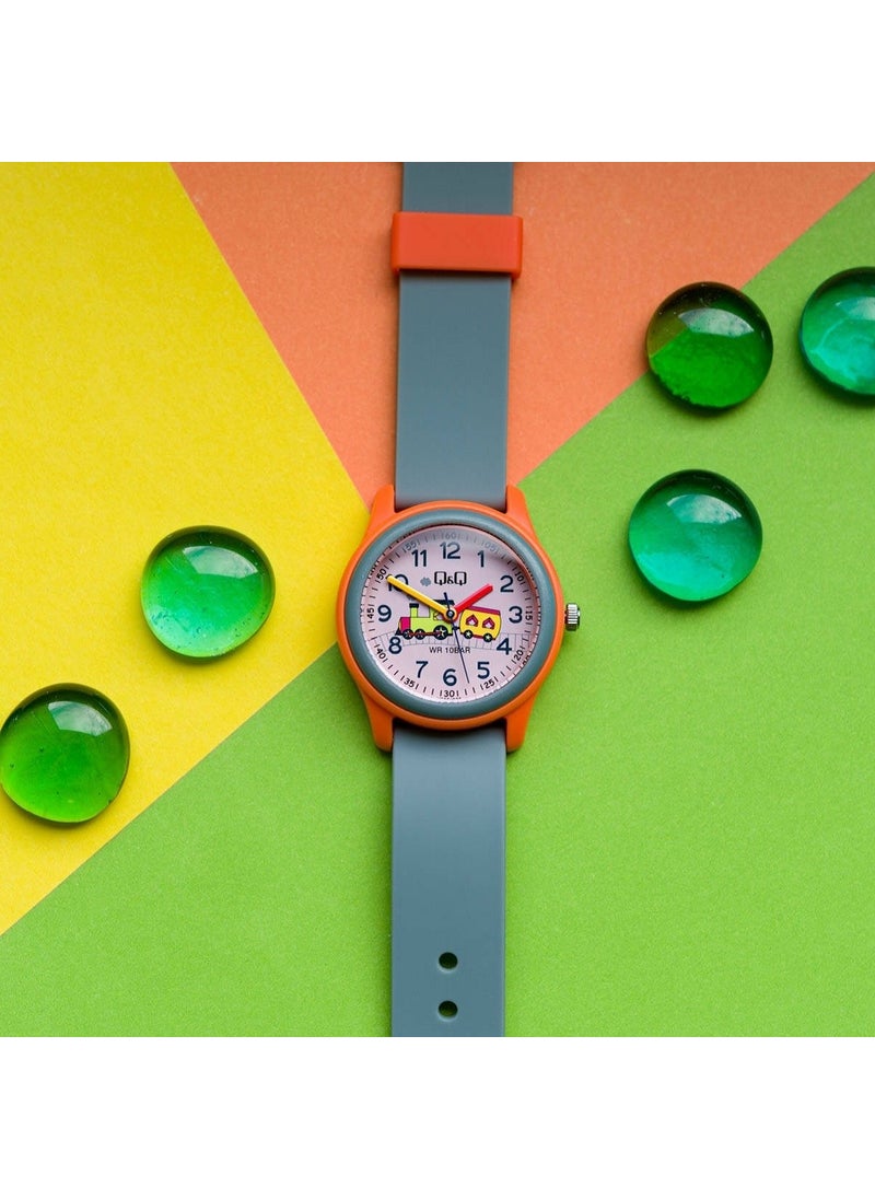 QCG5908 Waterproof Boy's Wristwatch with Numerals