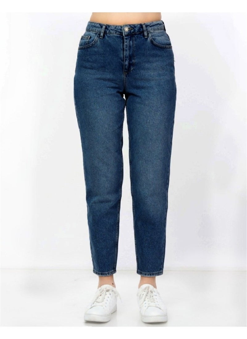Women High Waist Soho Boyfriend Jeans C599