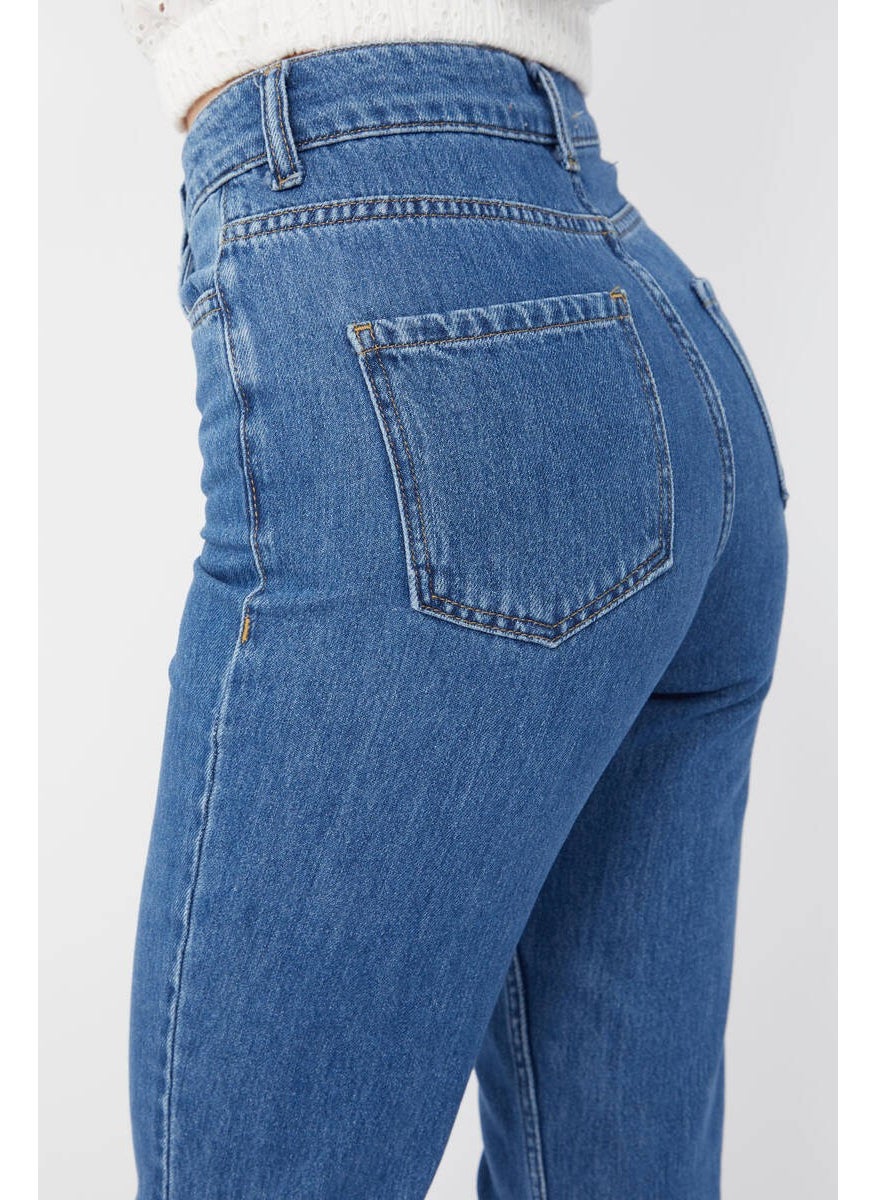 Women's Mom Jeans Blue