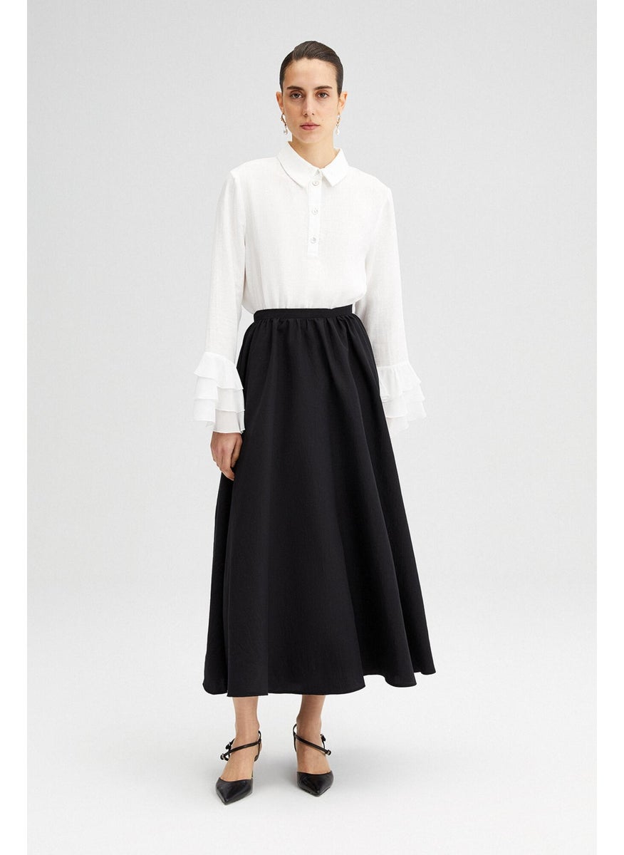 Flounce Cupra Skirt