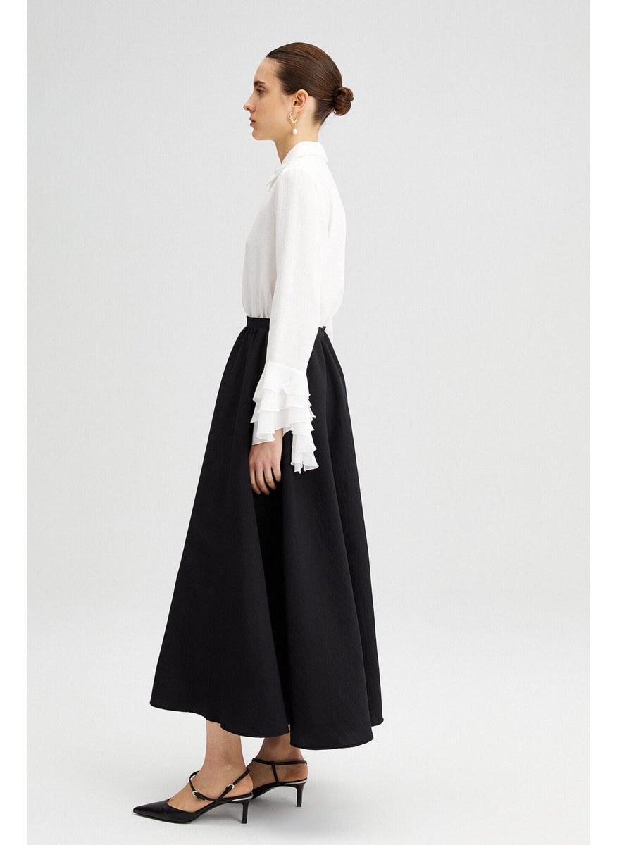 Flounce Cupra Skirt