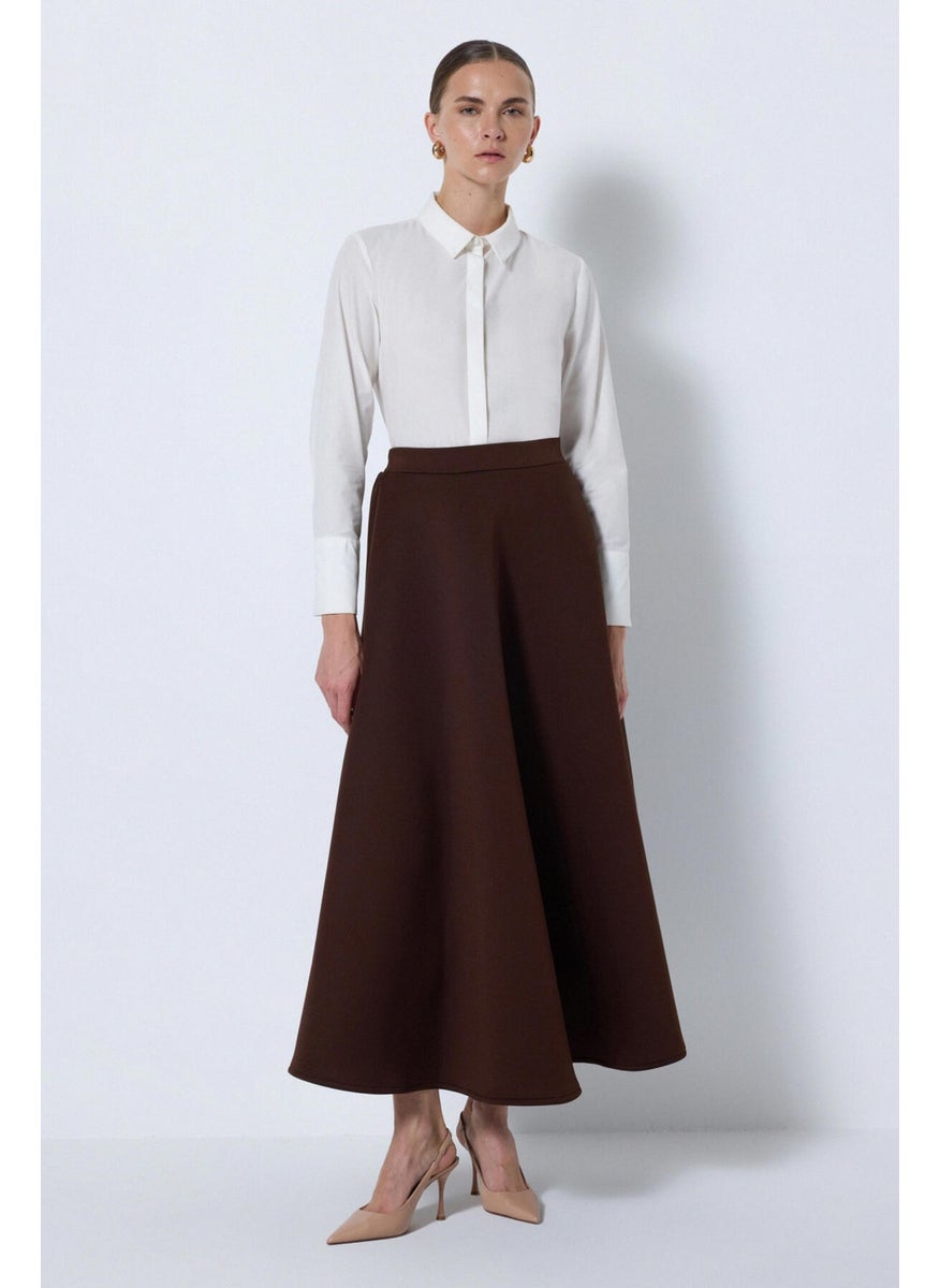 Puffy Scuba Skirt