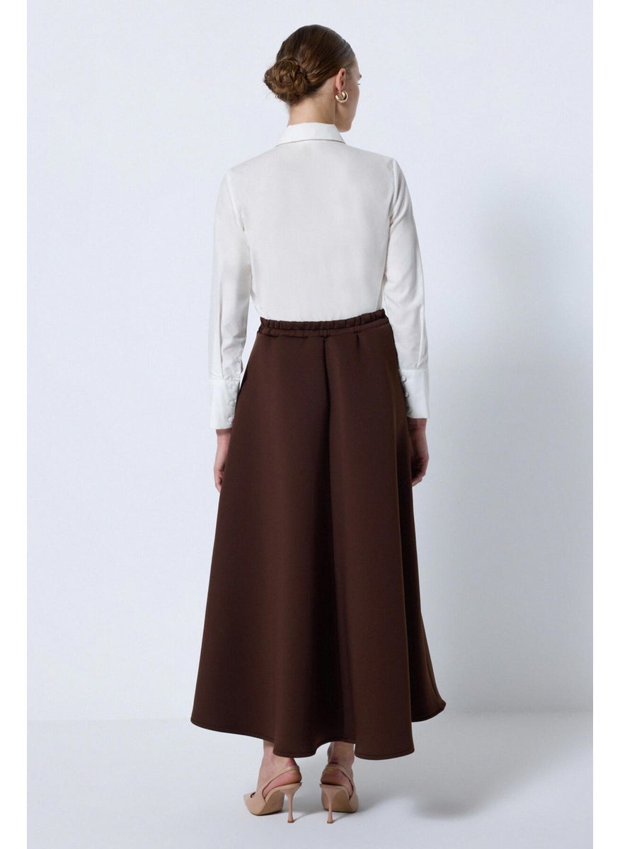Puffy Scuba Skirt