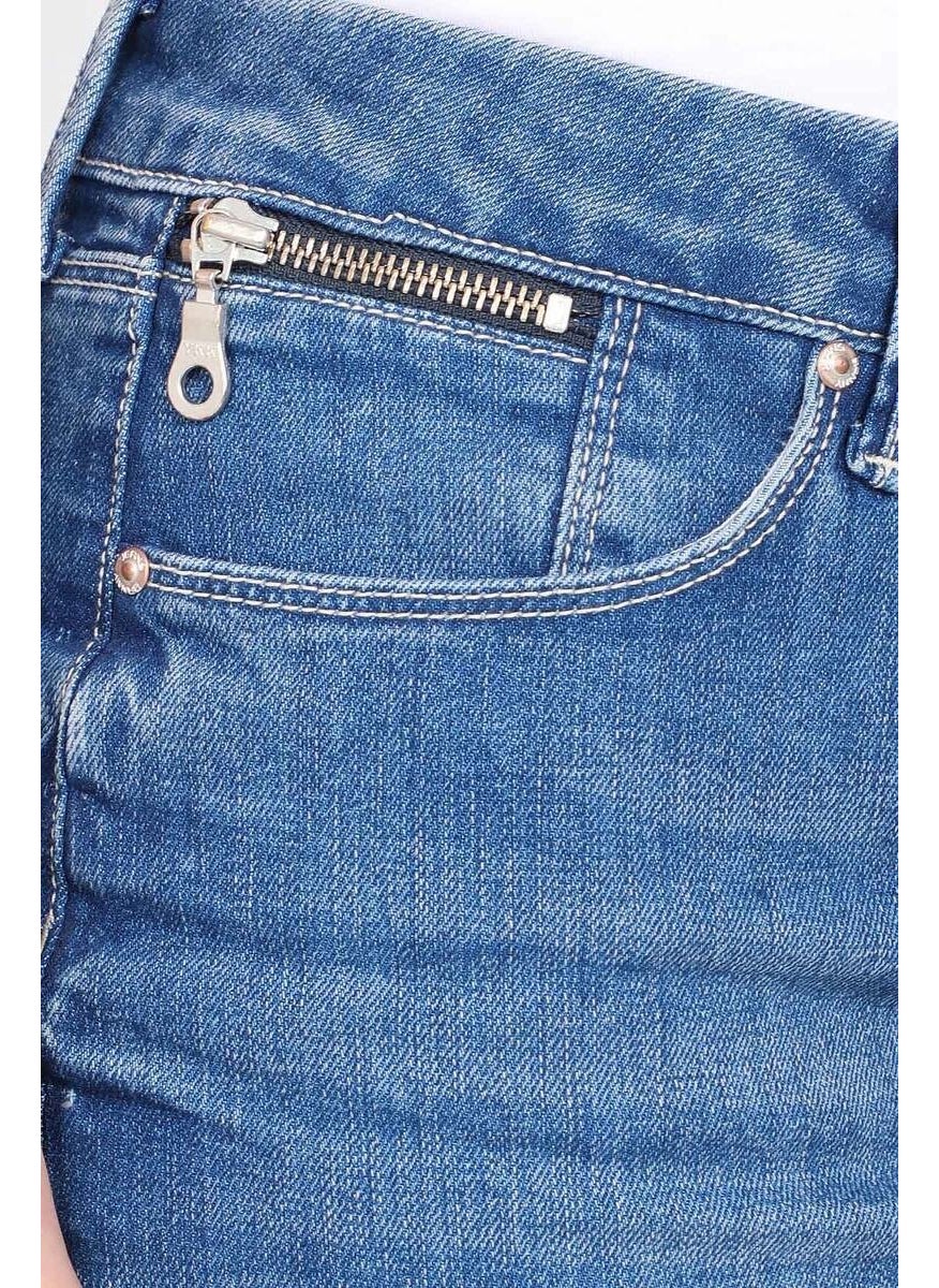 Women's Jean Short Skirt Light Blue