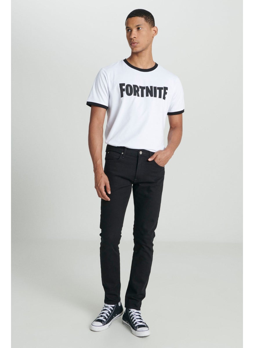 Luke Slim Tapered Fit Normal Waist Flexible Jean Trousers