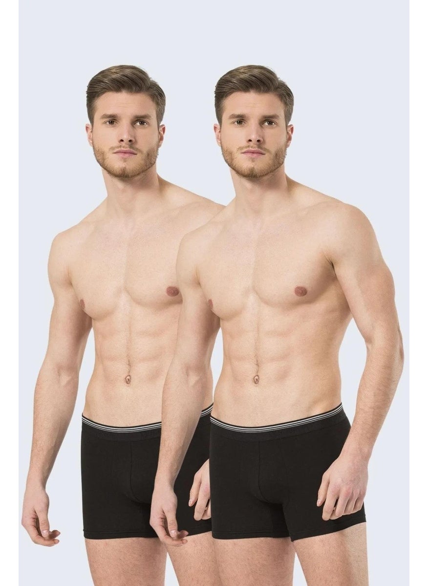 Men's Lycra 2-Pack Boxer 95% Cotton, 5% Lycra