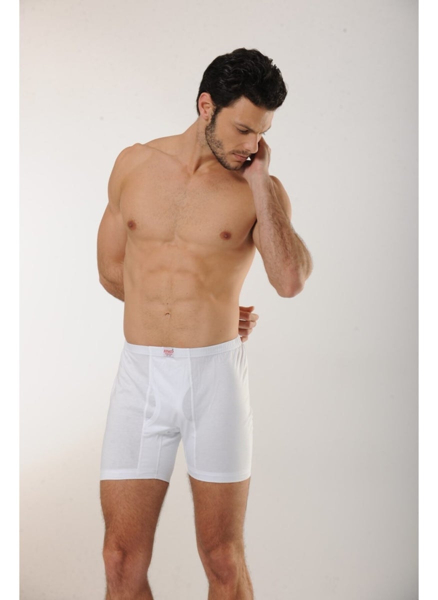 202 3-pack 100% Cotton Men's Boxer Briefs - White