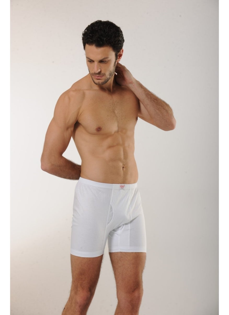 202 3-pack 100% Cotton Men's Boxer Briefs - White