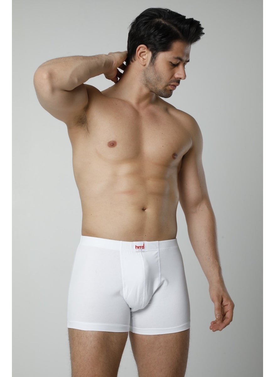 315 6-Piece Cotton Lycra Men's Boxer Briefs - White