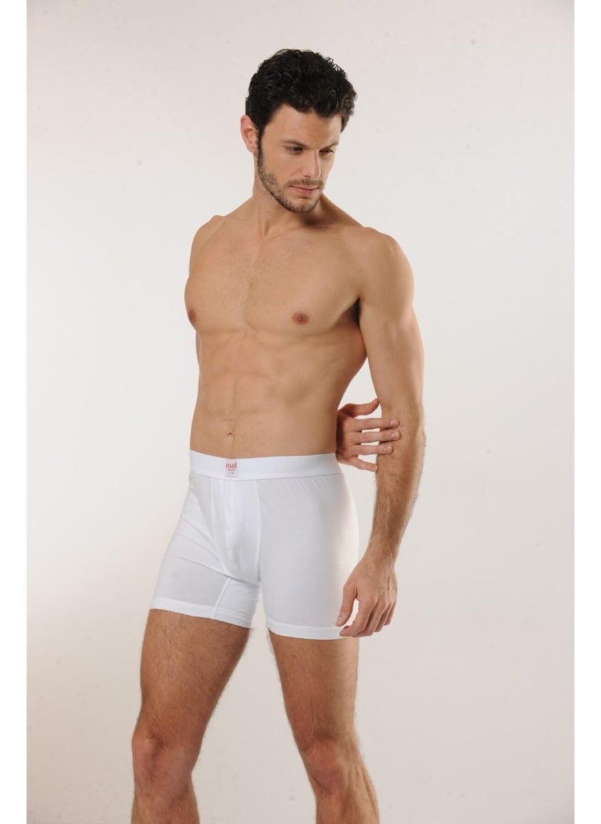 300 Cotton Lycra Men's Boxer Briefs - White