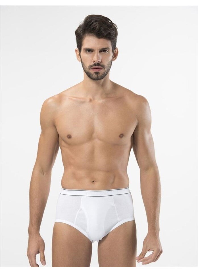 120 Rib Belt Men's Slip-White
