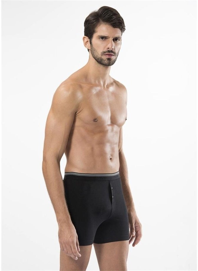 135 Lycra Buttoned Boxer Double Pack