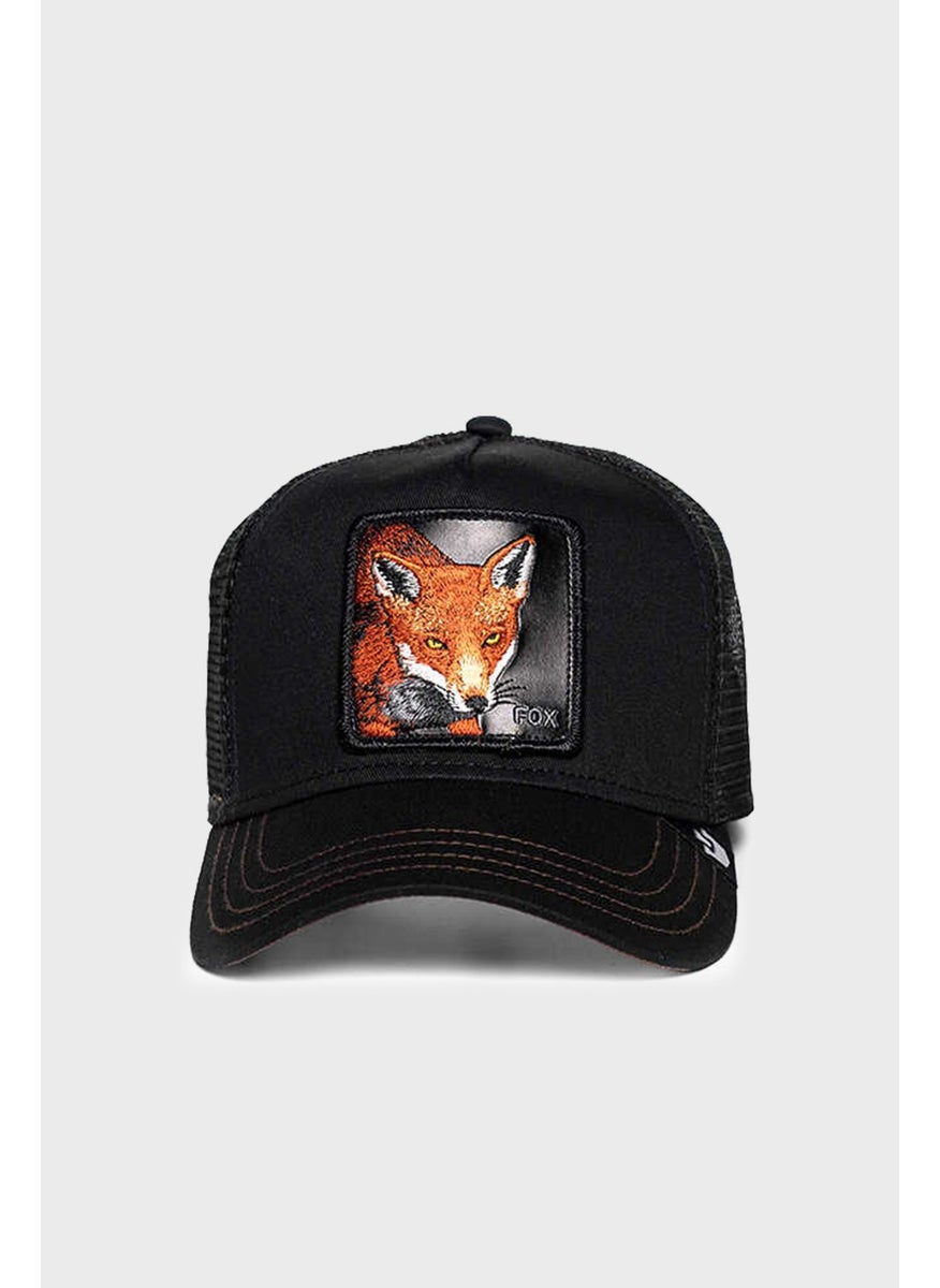 101-0528 The Fox Cotton Mesh Detailed Animal Patterned Hat Unisex HAT 1010528