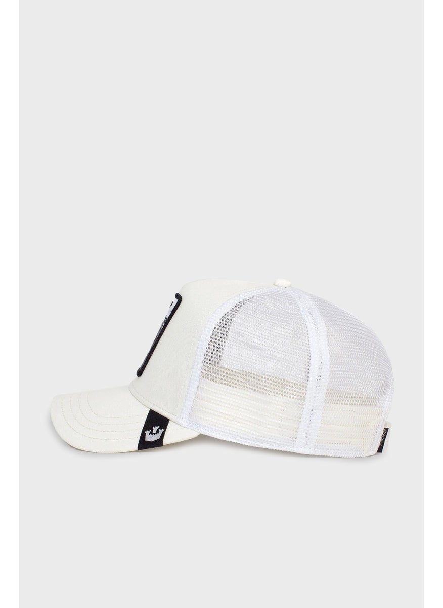 101-0392 The White Tiger Cotton Animal Patterned Hat Unisex HAT 1010392