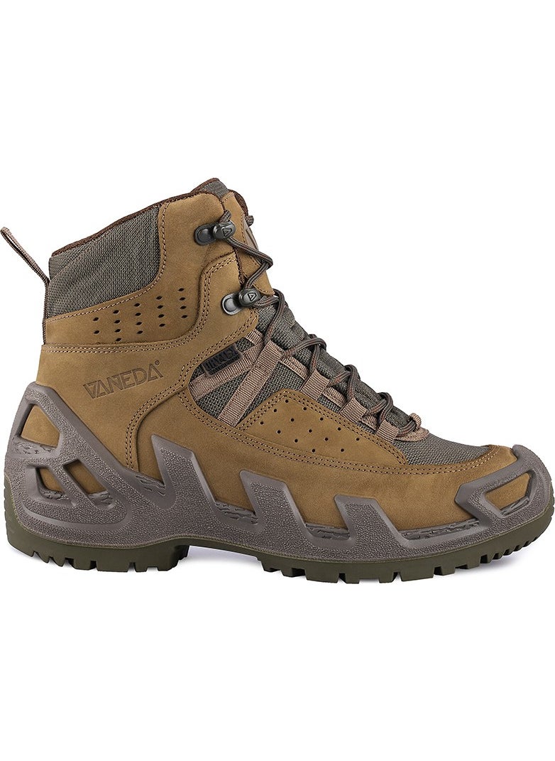 Tactical 1192 Pro Mid On Duty Dry-Tex Waterproof Khaki Nubuck Boot