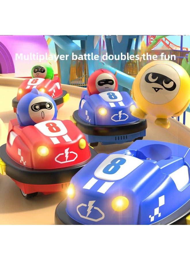 Double Battle Remote Control Bumper Car Toy Competitive Kart Parent-Child Interactive Toy Car Children's Day Gift-Color:Double Sports Ejection Bumper Car  Charging