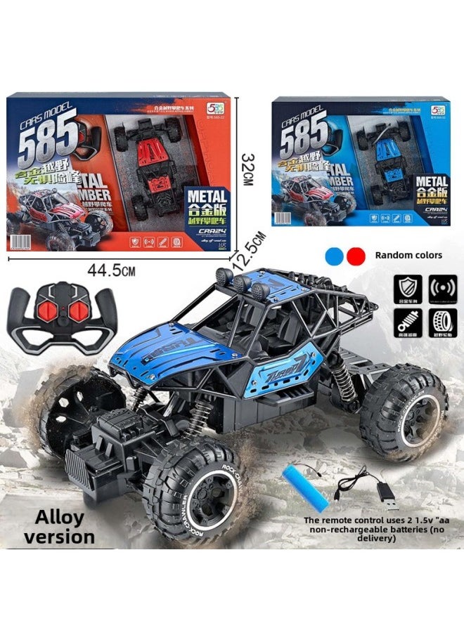 1:16 Six-wheel Off-road Climbing Four-way Remote Control Car Mountain Big Foot Model Car Boys Outdoor Toys-color:54469  Boxed  Random Color 585-22