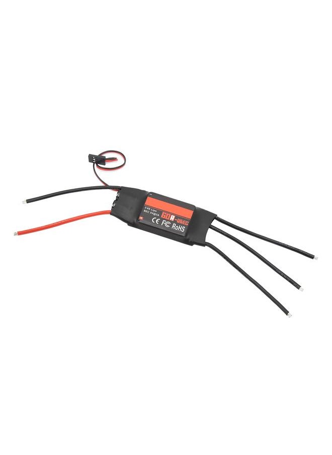 60A RC Brushless Motor Electric Speed Controller with UBEC for 4 Axis Remote Control Aircraft Helicopter Quadcopter