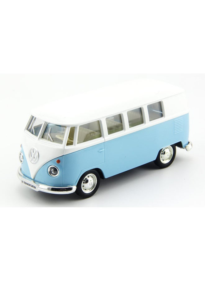 Marco Yufeng Authorized Boxed Alloy Car Model Land Rover Volkswagen Audi Toyota Lanbo Ford Kini Chevrolet-Color:554025 Volkswagen Bus Light Blue