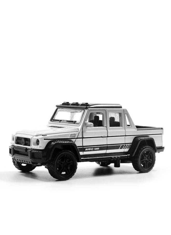 Chenghai Boxed Toys Children's Alloy Car Model Car Model Toy Car Simulation Alloy Sports Car Boys-Color:85 [White] Ben Pickup Truck G65(YZ37888) Window Box