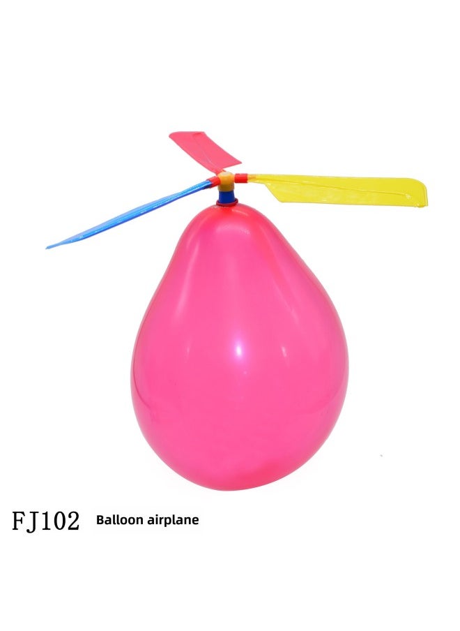 Direct Student Research Aircraft To Learn Outdoor Electric Free Aircraft DIY Rubber Swing Machine Model-Color:Ejection Flash Aircraft