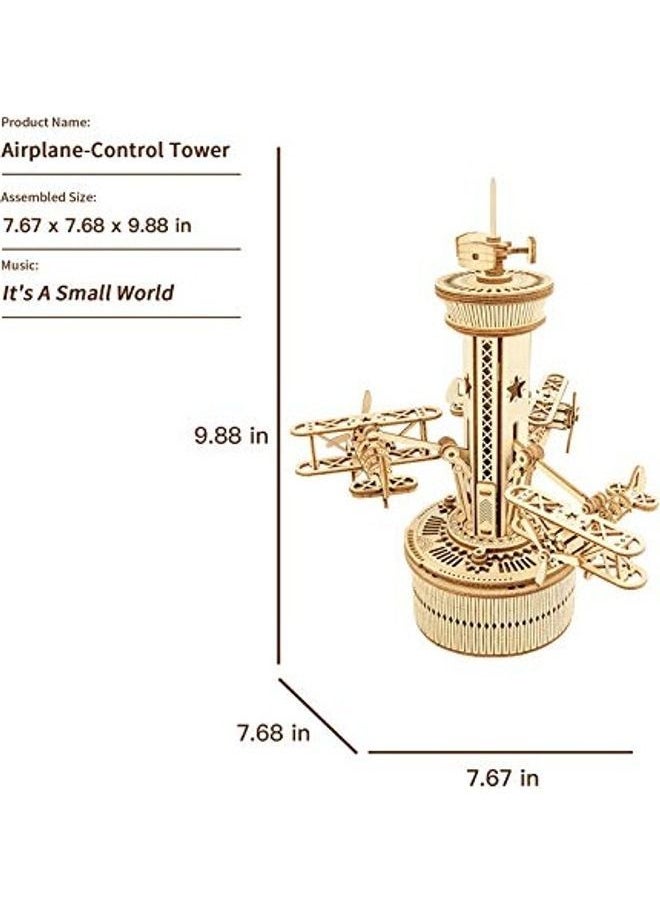 3D Wooden Puzzles DIY Musical Box Building Kit Mechanical Models to Build (Victorian Lantern) 11.8inch