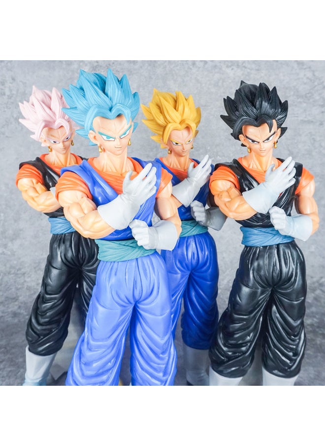 Dragon Ball Hand-run Animation Monkey King Beigit Saiyan Wu Gita Model Ornaments Tide Play Surrounding Batch-Color:Dragon Ball 6-piece Set 9th Generation