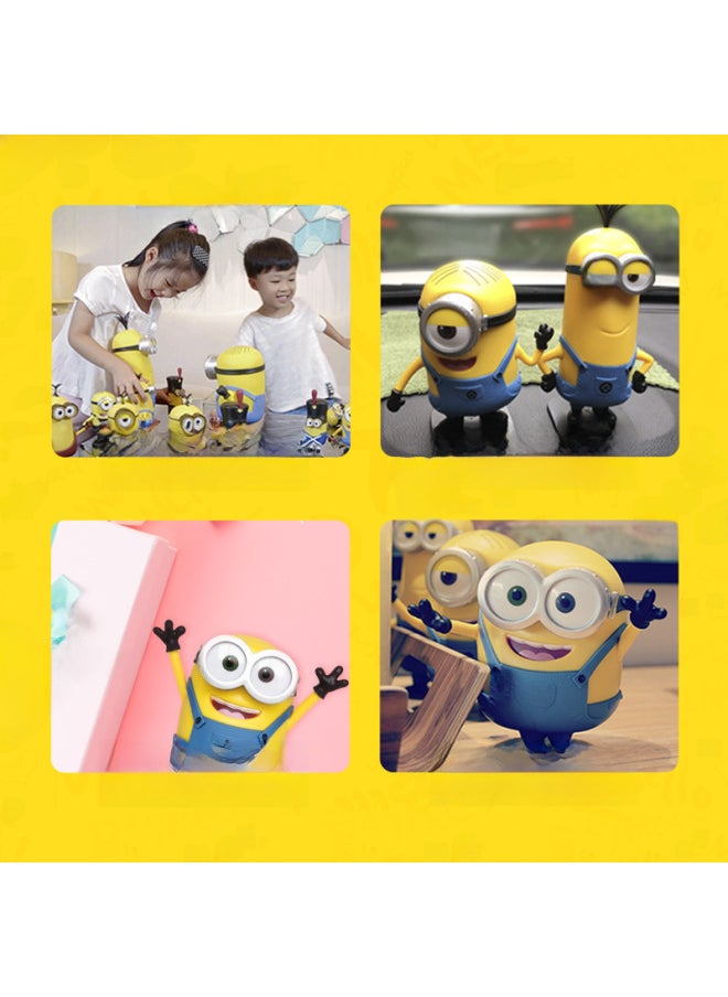 Genuine Minions Doll Full Set Of Hand-made Birthday Cake Ornaments Beijing Universal Studios Souvenir Children's Toys-Color:-Stewart (GJ57S)