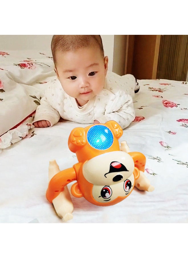 Baby Toys Baby Children Educational Early Education 0-1 Year Old Little Boy Little Girl Coax Baby Artifact Maternal And Infant Supplies-Color:Battery Edition (Section 3, No.7)-Specifications:Voice-activated Tumbling Monkey ]
