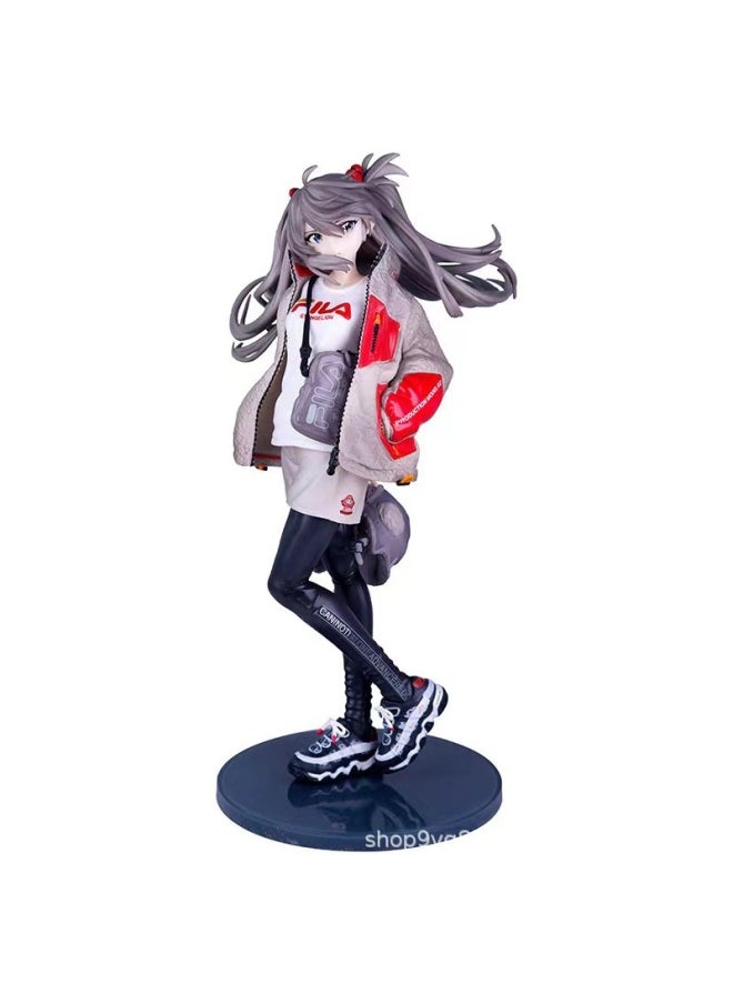 Decoration Children's Toy Gospel Woman Warrior Tide Clothing Auska Hand-made Model Animation Peripheral Collection Decoration Gift-Color:Mingrixiang Gray (bag)